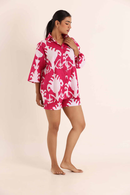 Sky co-ord Set- Pink