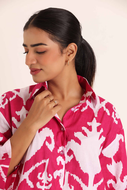 Sky co-ord Set- Pink